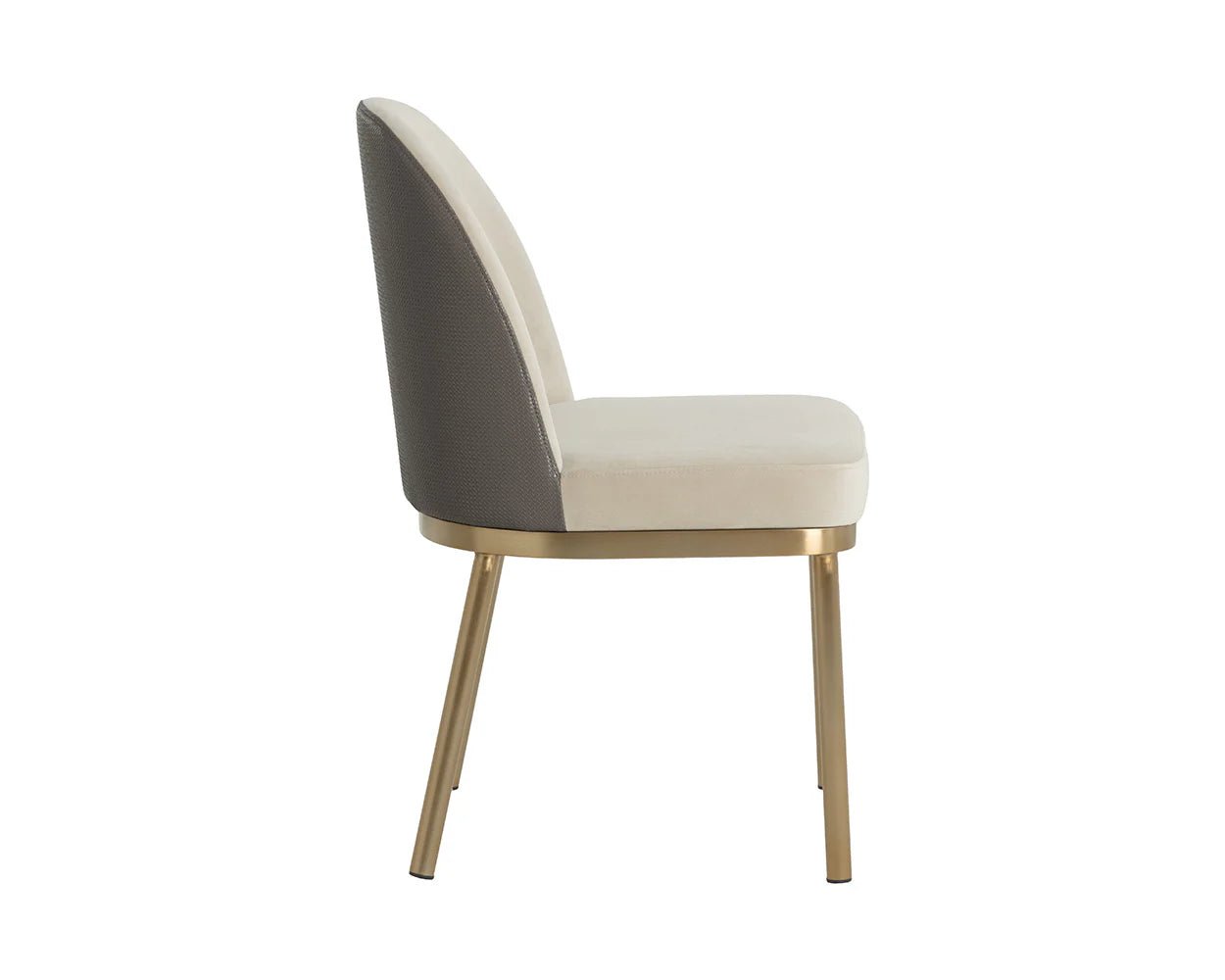 Lavania Dining Chair - Meg Taupe / Porcini Taupe - Central Designs