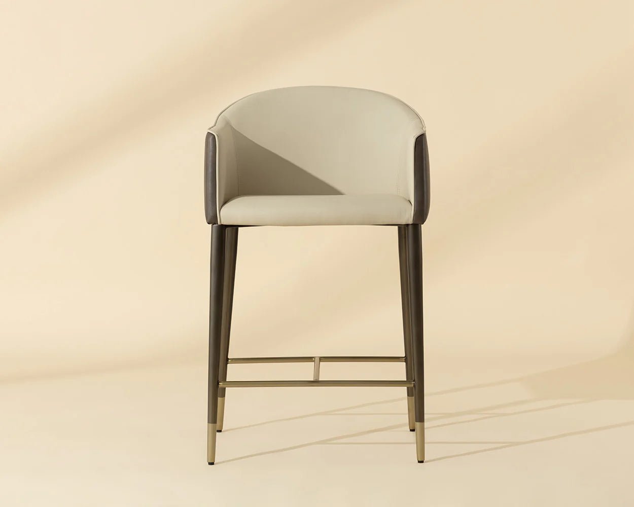 Kylin Counter Stool - Dillon Cream / Bravo Ash - Central Designs