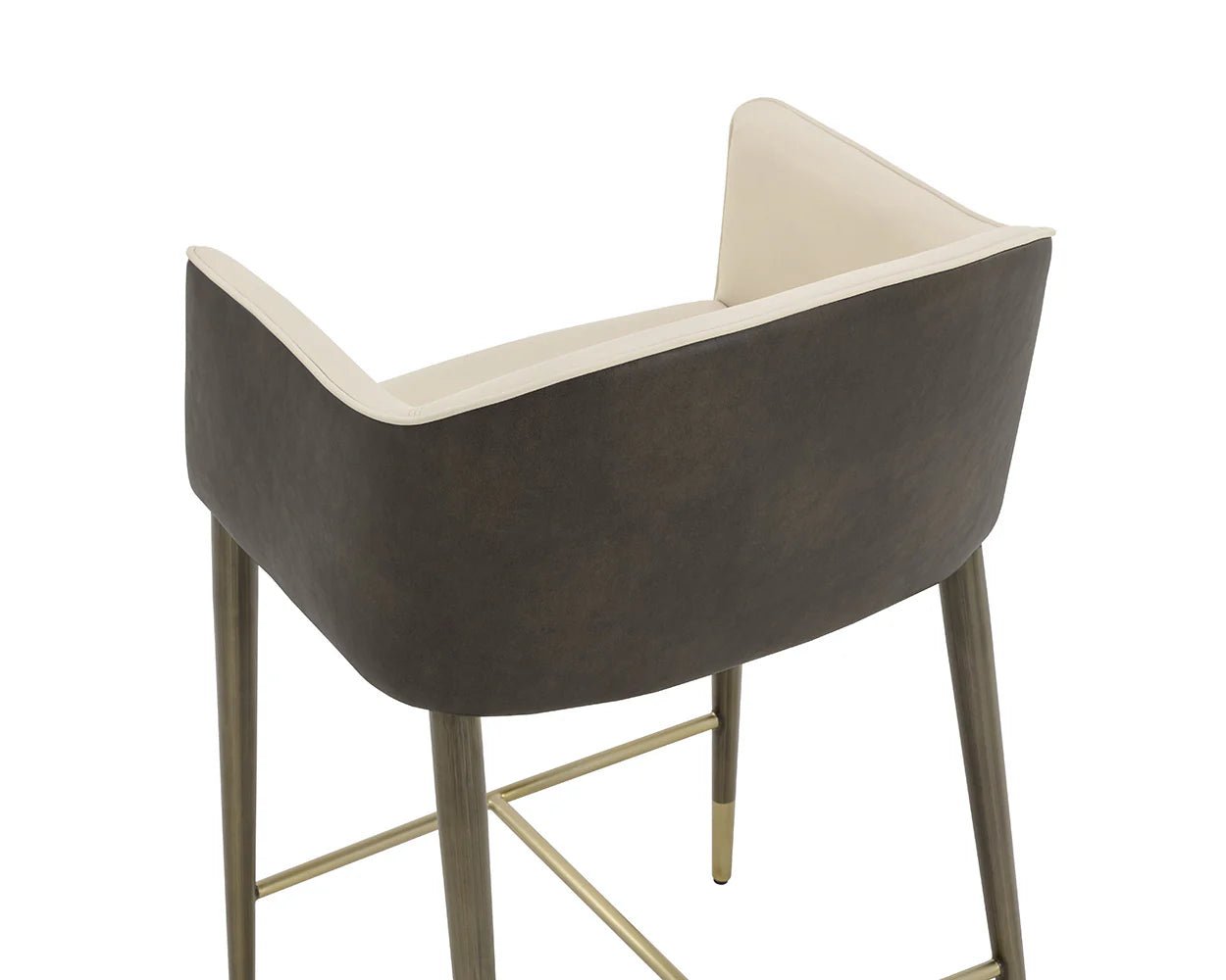 Kylin Counter Stool - Dillon Cream / Bravo Ash - Central Designs