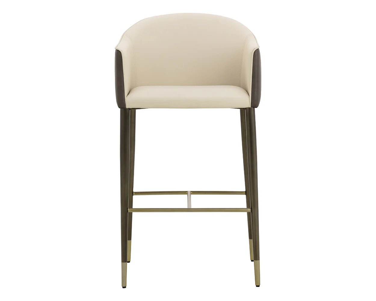 Kylin Bar Stool - Dillon Cream / Bravo Ash - Central Designs
