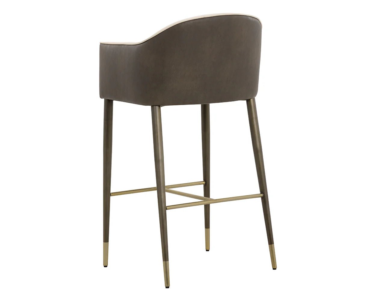 Kylin Bar Stool - Dillon Cream / Bravo Ash - Central Designs