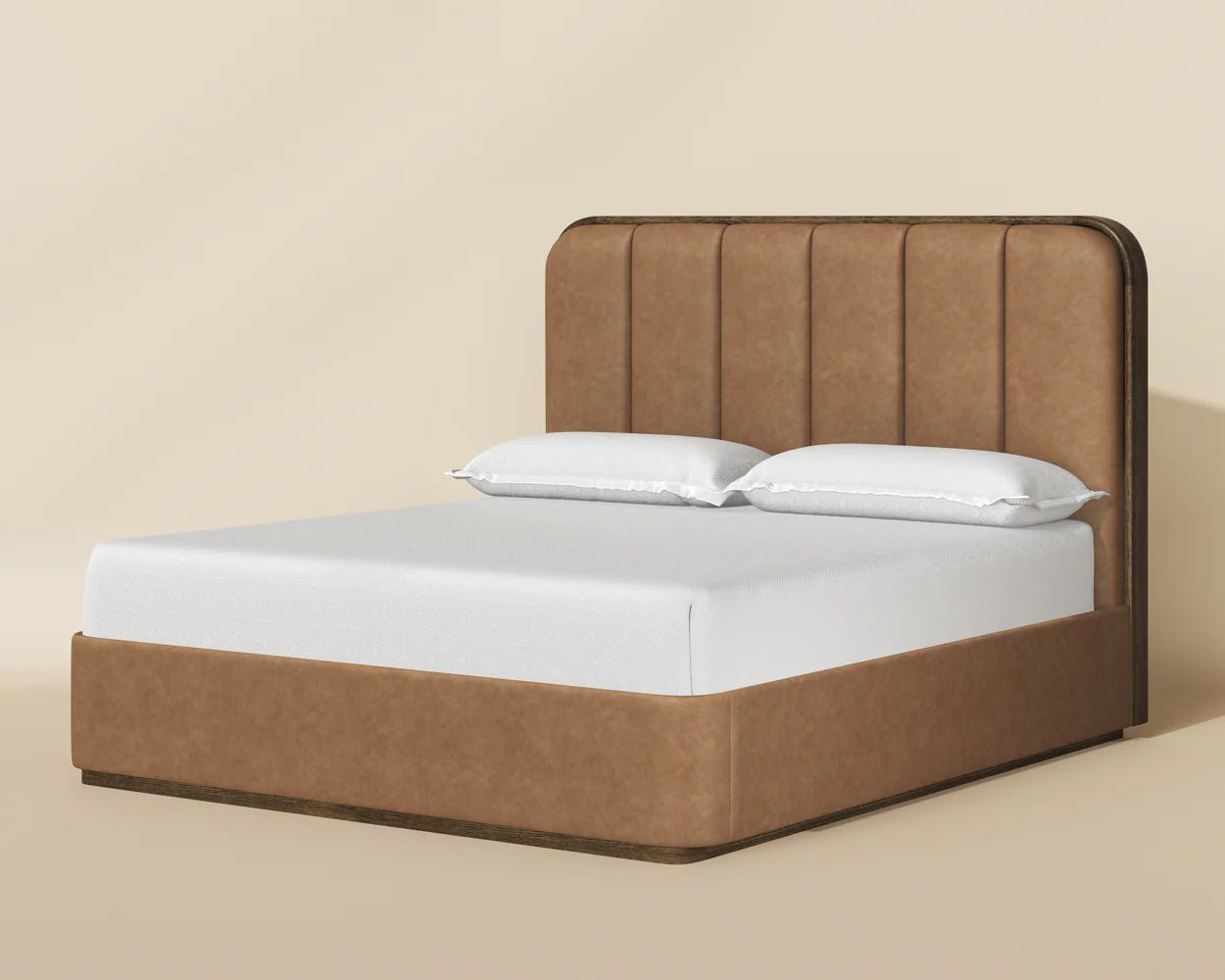 Jamille Bed - King - Milliken Cognac - Central Designs