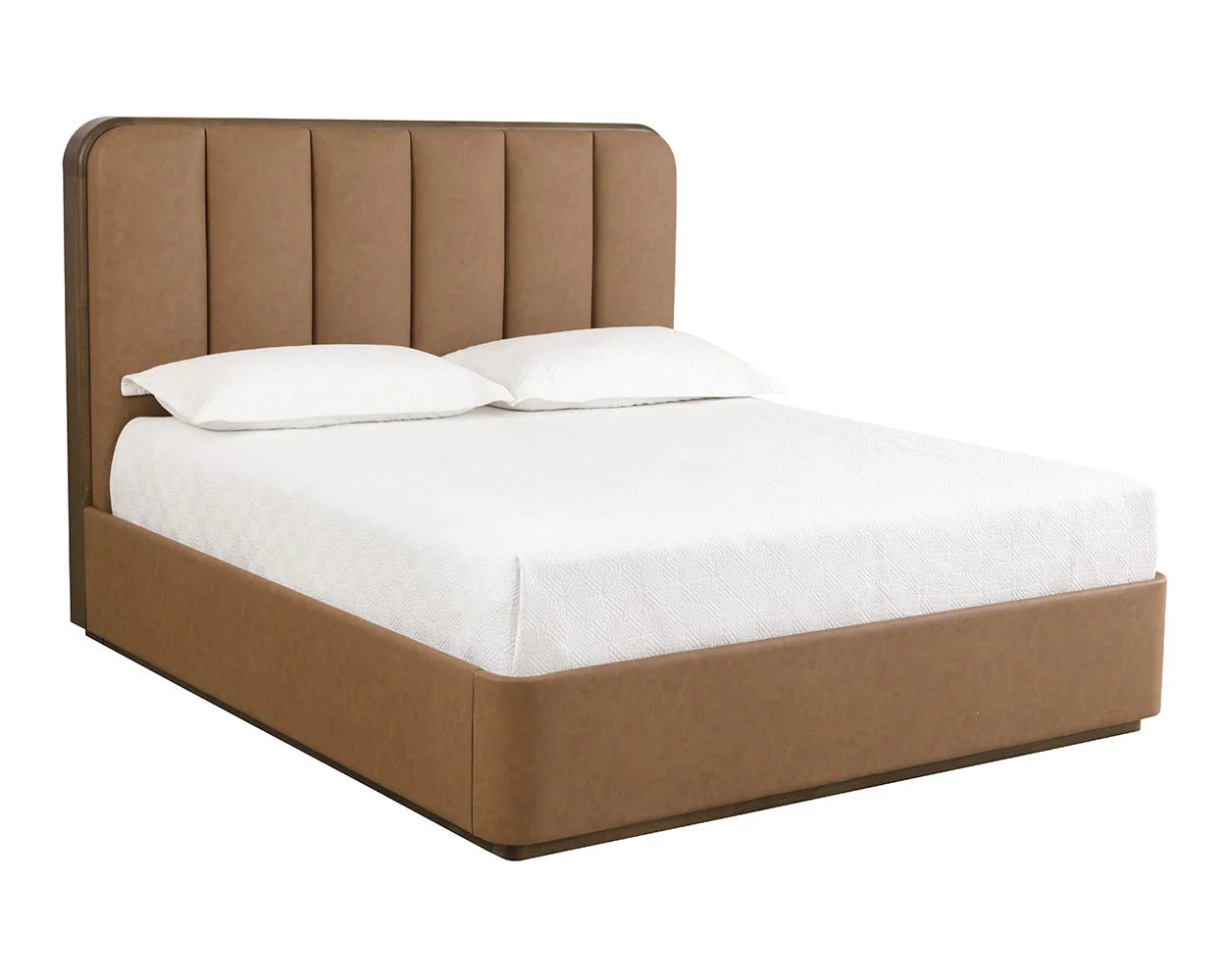 Jamille Bed - King - Milliken Cognac - Central Designs