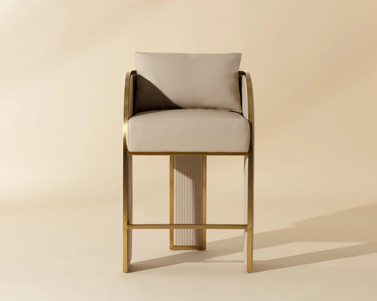 Baz Counter Stool - Napa Beige - Central Designs
