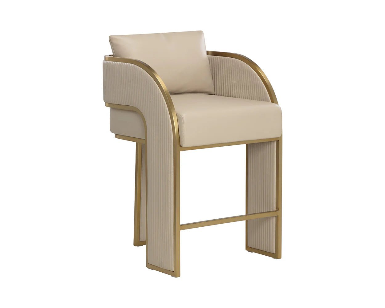 Baz Counter Stool - Napa Beige - Central Designs