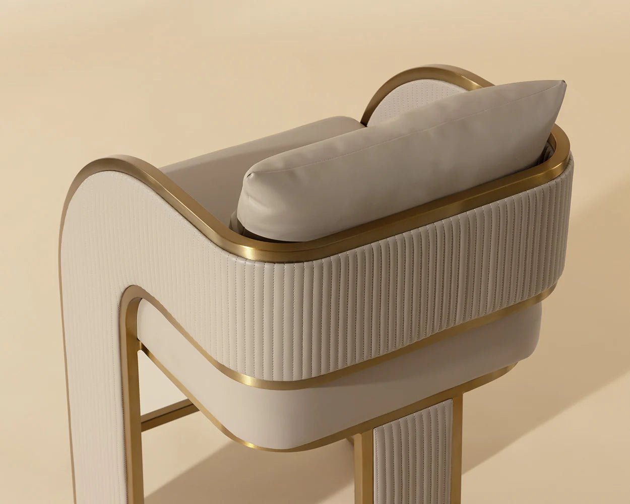 Baz Counter Stool - Napa Beige - Central Designs