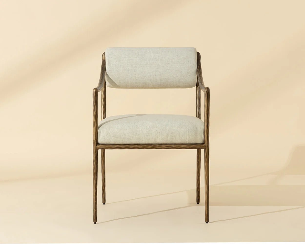 Leticia Dining Armchair - Geralt Linen - Central Designs