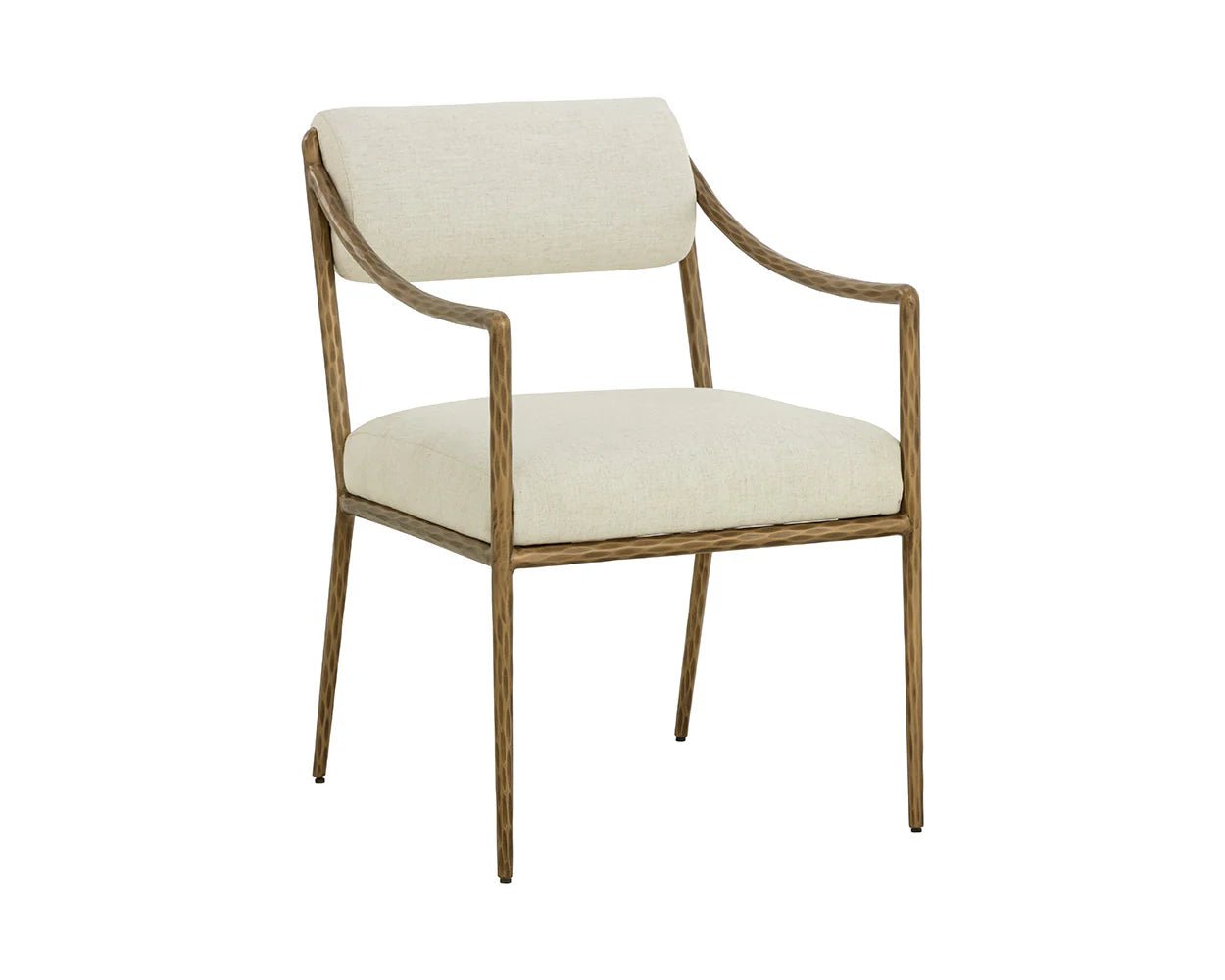 Leticia Dining Armchair - Geralt Linen - Central Designs