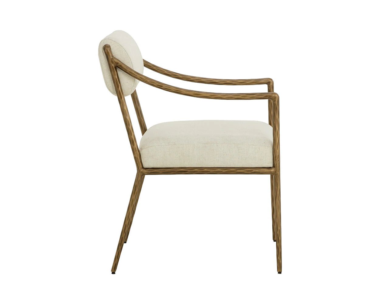 Leticia Dining Armchair - Geralt Linen - Central Designs