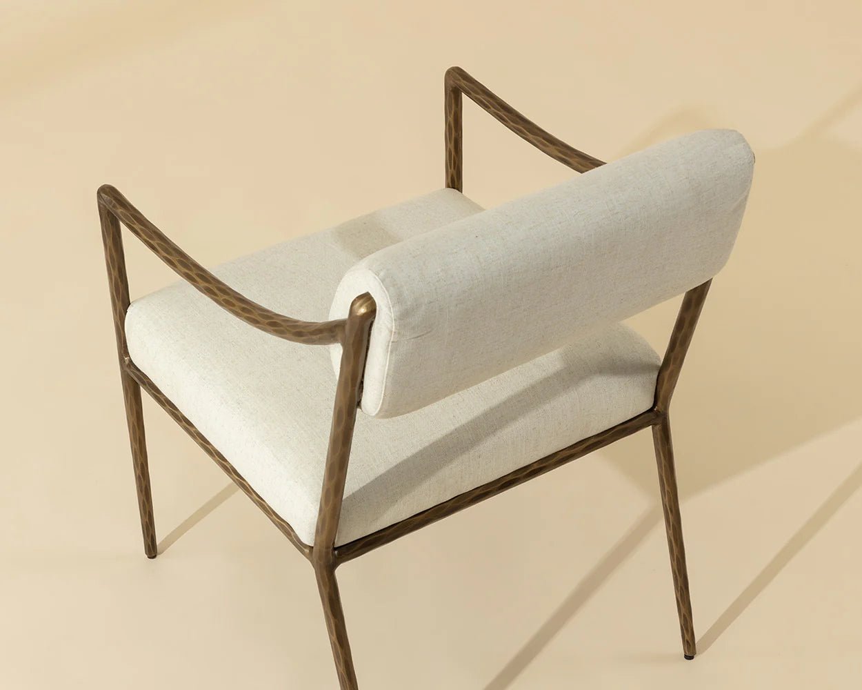 Leticia Dining Armchair - Geralt Linen - Central Designs
