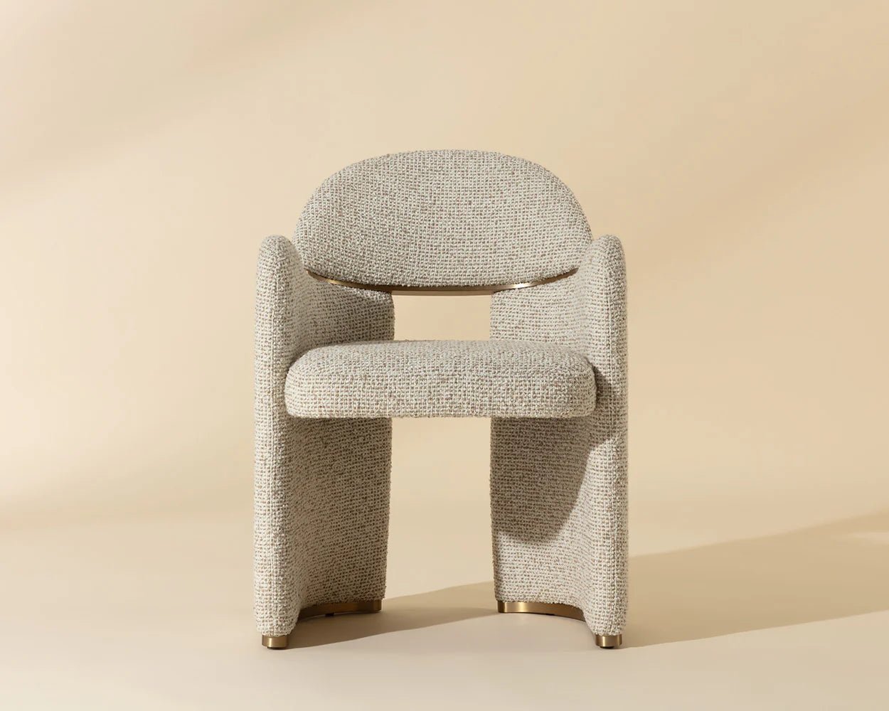 Snowden Dining Armchair - Noah Ecru - Central Designs