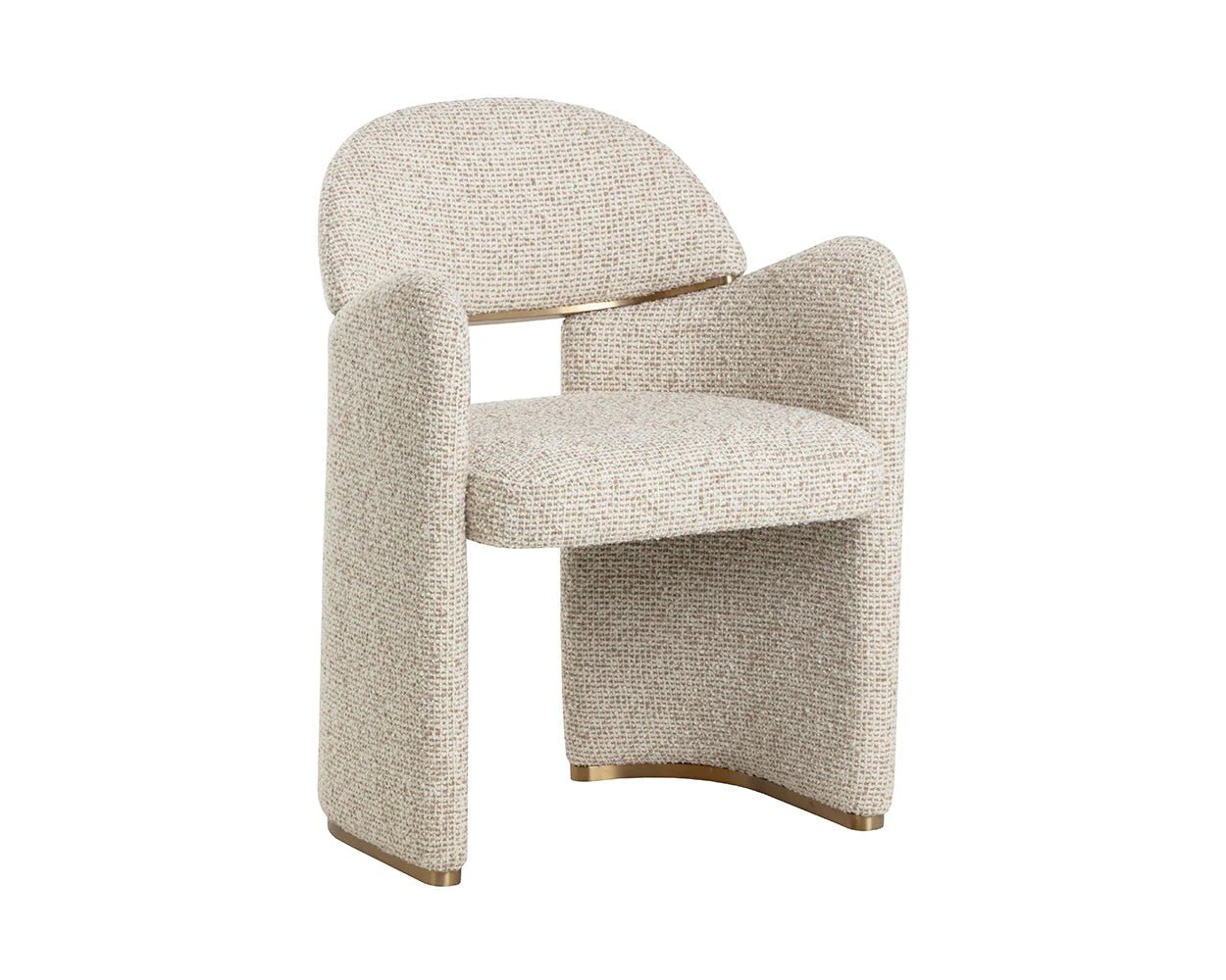 Snowden Dining Armchair - Noah Ecru - Central Designs