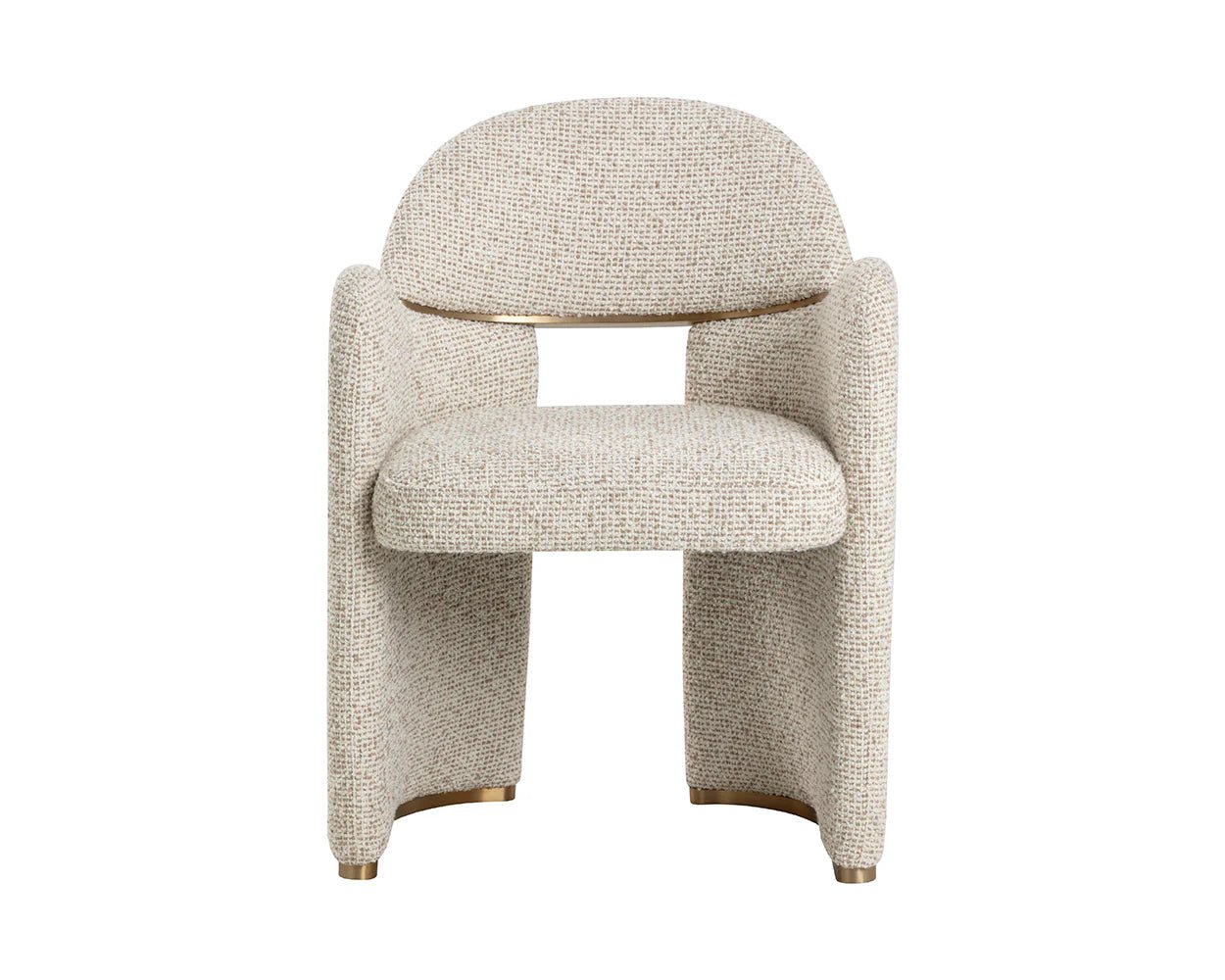 Snowden Dining Armchair - Noah Ecru - Central Designs