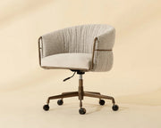 Olma Office Chair - Meg Taupe / Santa Cruz Oatmeal - Central Designs