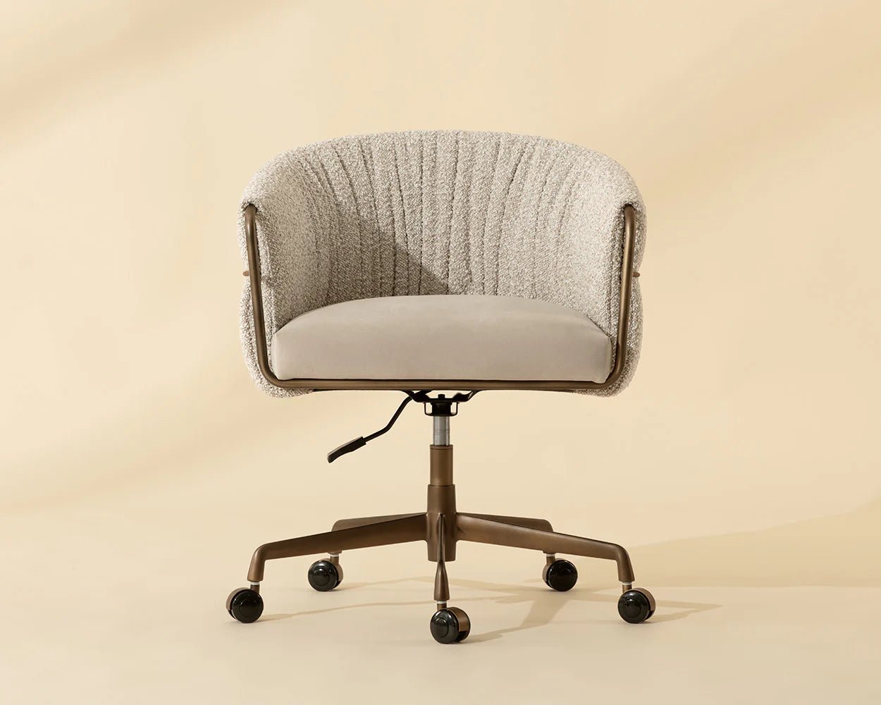 Olma Office Chair - Meg Taupe / Santa Cruz Oatmeal - Central Designs