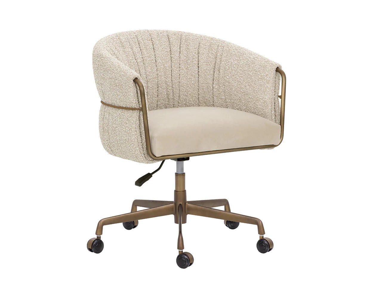 Olma Office Chair - Meg Taupe / Santa Cruz Oatmeal - Central Designs