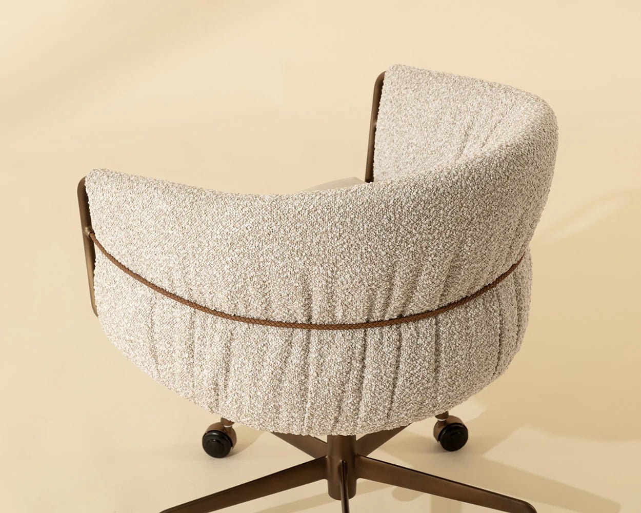 Olma Office Chair - Meg Taupe / Santa Cruz Oatmeal - Central Designs