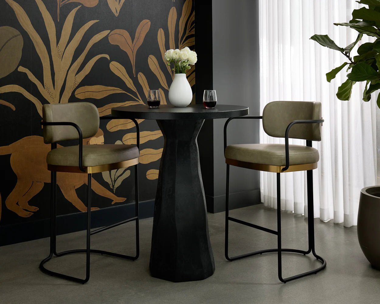 Jalen Bar Stool - Ivanhoe Pine - Central Designs