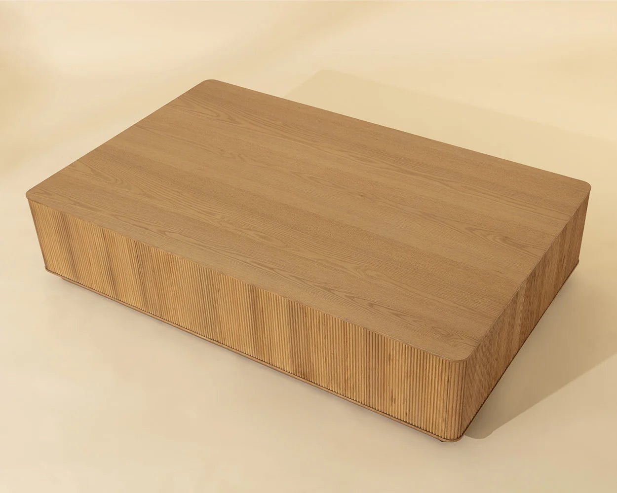 Kalla Coffee Table - Rectangular - Rustic Oak - Central Designs