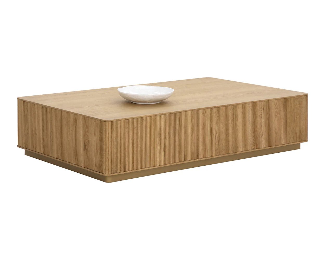Kalla Coffee Table - Rectangular - Rustic Oak - Central Designs