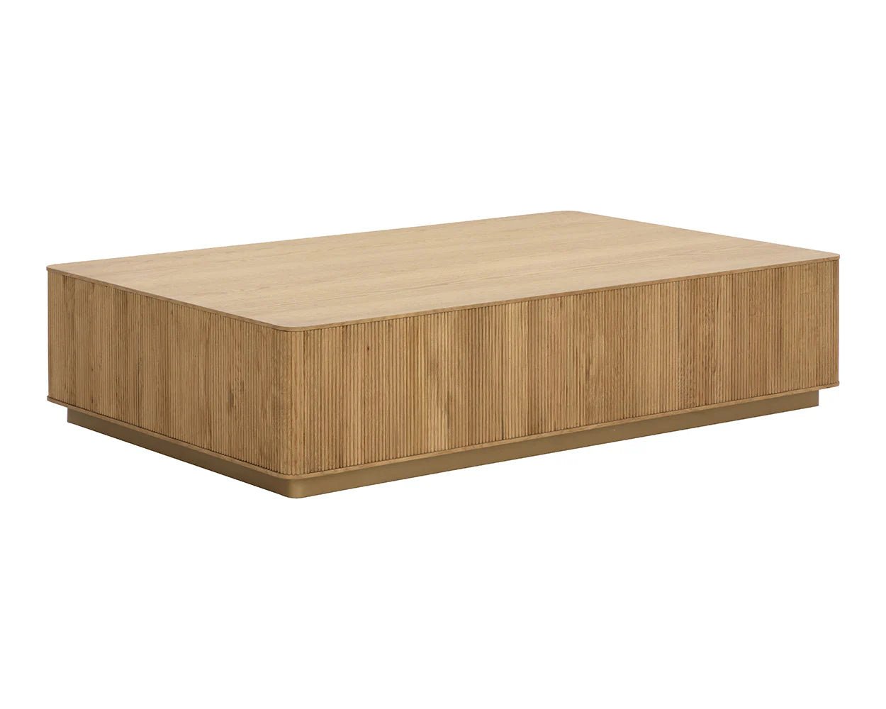 Kalla Coffee Table - Rectangular - Rustic Oak - Central Designs