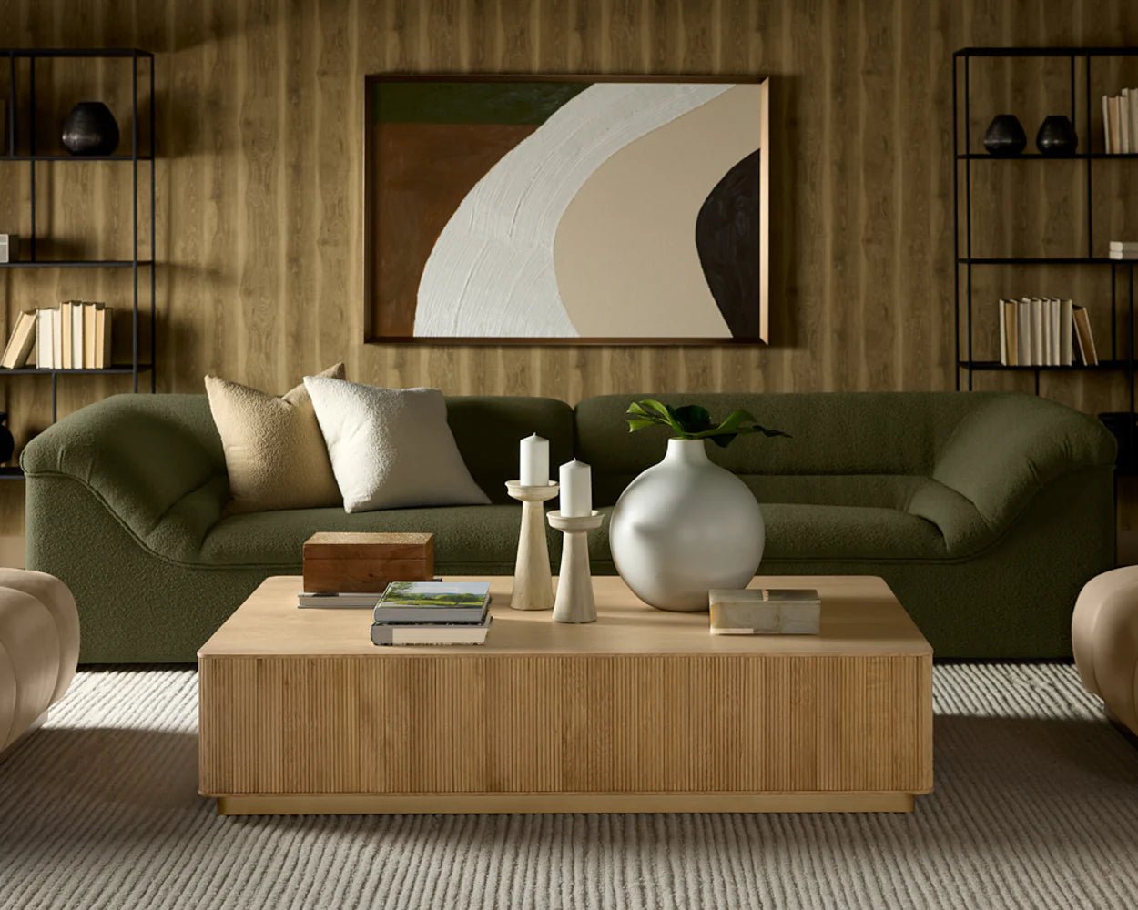 Kalla Coffee Table - Rectangular - Rustic Oak - Central Designs