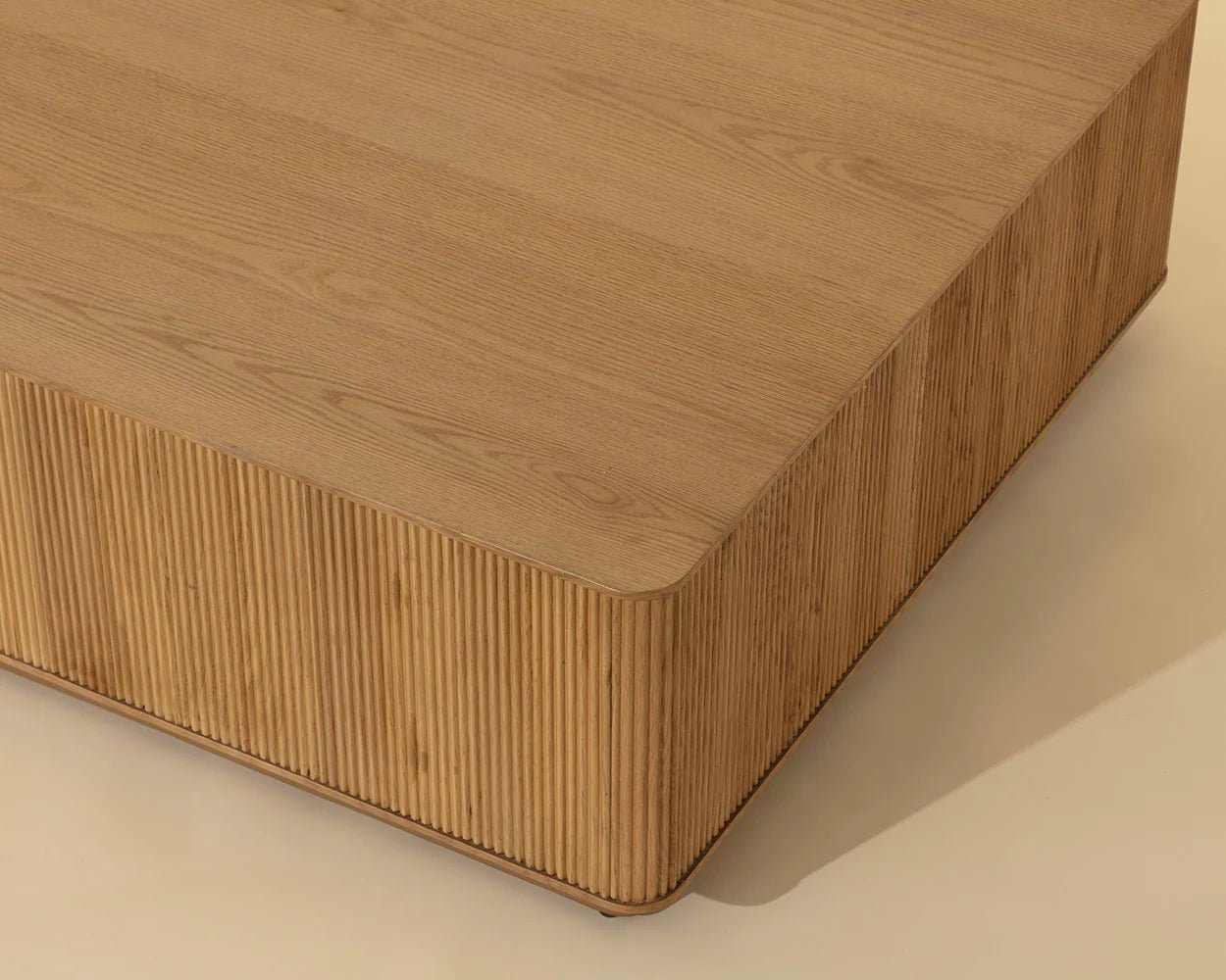 Kalla Coffee Table - Rectangular - Rustic Oak - Central Designs