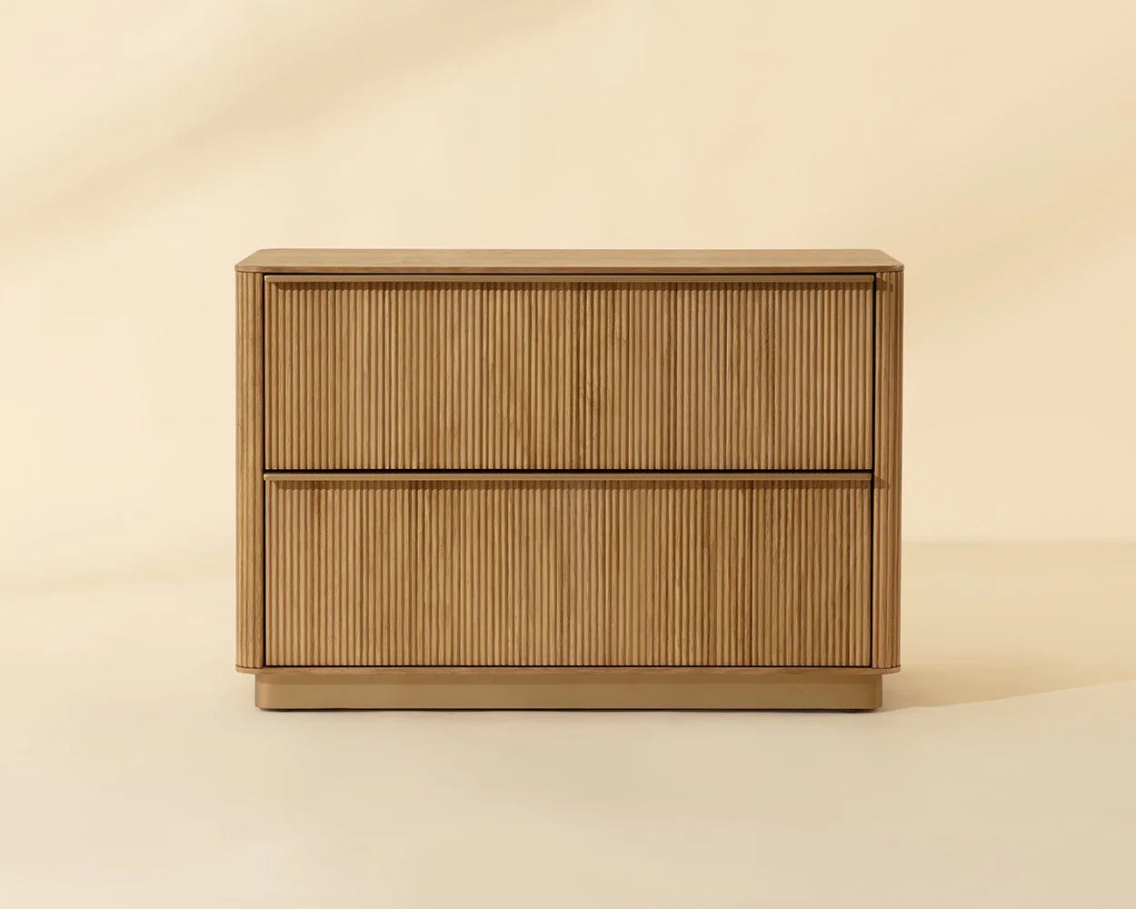 Kalla Nightstand - Large - Rustic Oak - Central Designs