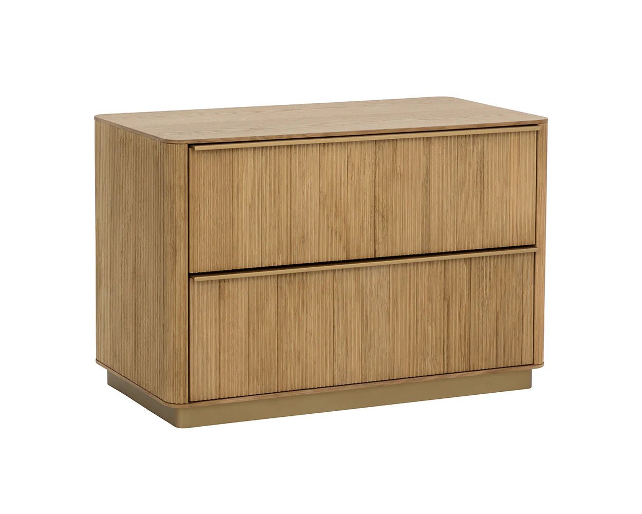 Kalla Nightstand - Large - Rustic Oak - Central Designs