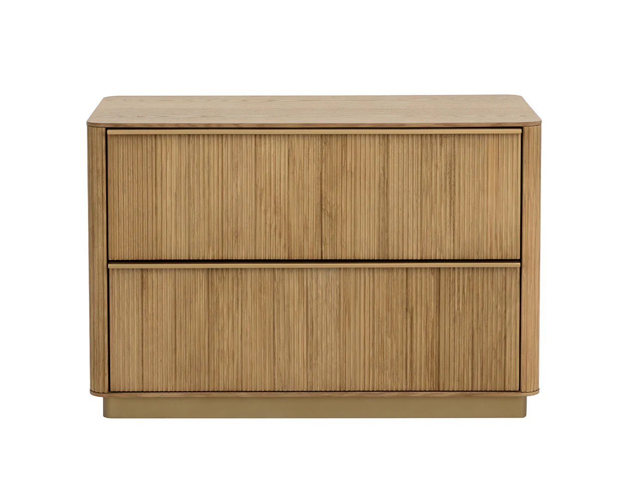 Kalla Nightstand - Large - Rustic Oak - Central Designs