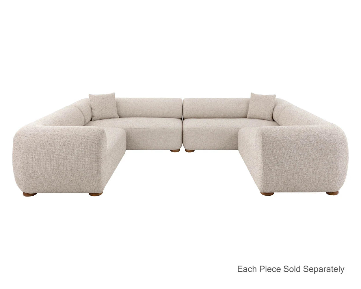 Henriette Modular Sofa - Laf - Noah Ecru / Kona Camel - Central Designs