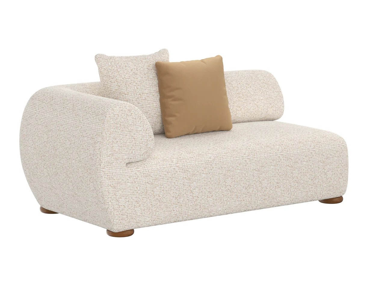 Henriette Modular Sofa - Laf - Noah Ecru / Kona Camel - Central Designs