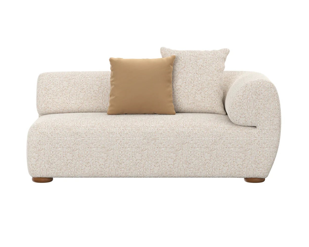 Henriette Modular Sofa - Raf - Noah Ecru / Kona Camel - Central Designs