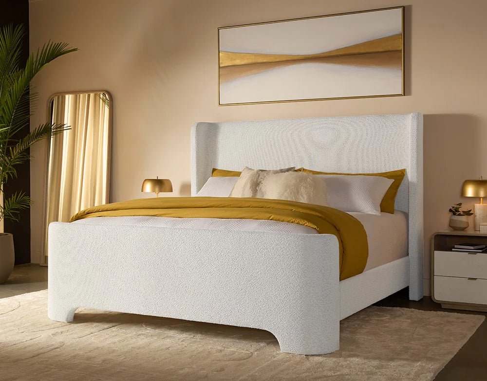 Ives Bed - King - Copenhagen White - Central Designs