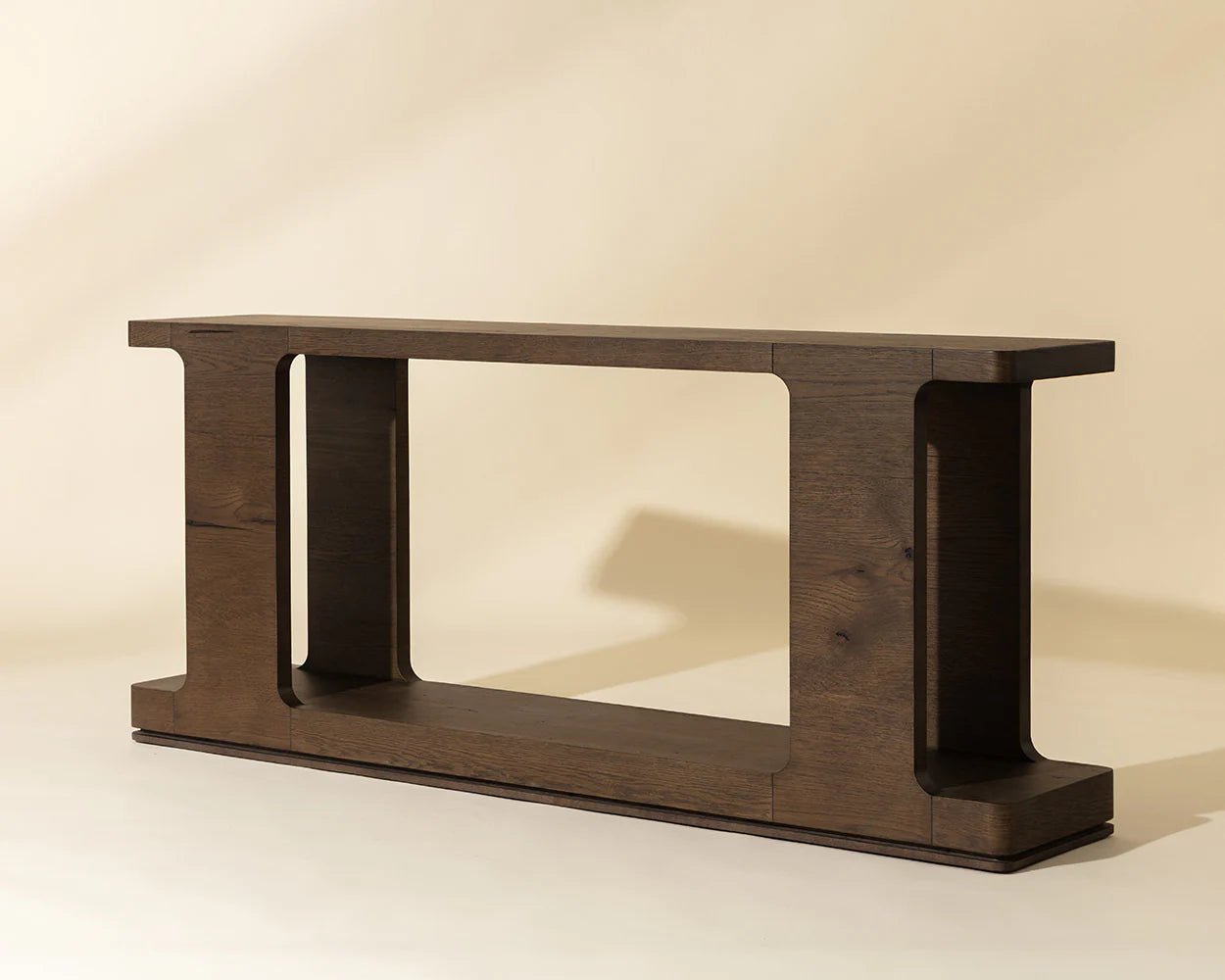Hercules Console Table - Aged Brown - Central Designs