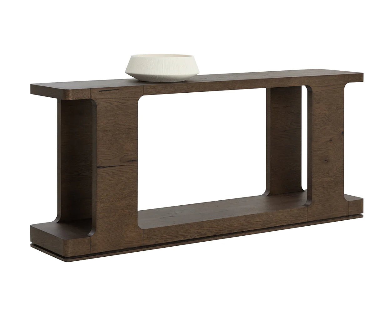 Hercules Console Table - Aged Brown - Central Designs