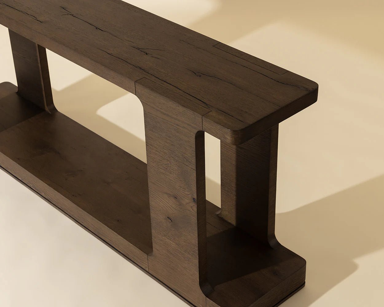 Hercules Console Table - Aged Brown - Central Designs