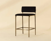 Mori Counter Stool - Abbington Black - Central Designs