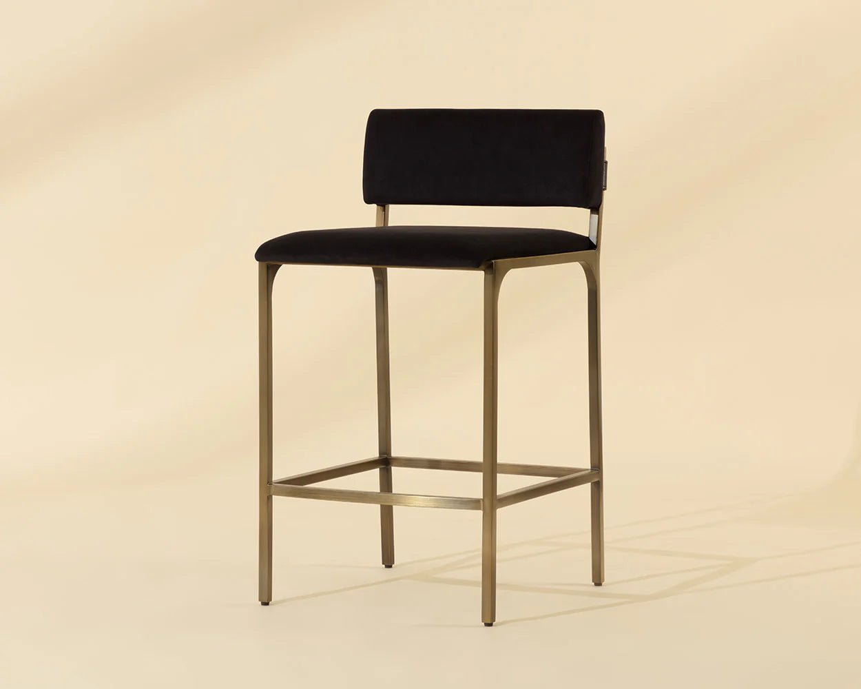 Mori Counter Stool - Abbington Black - Central Designs