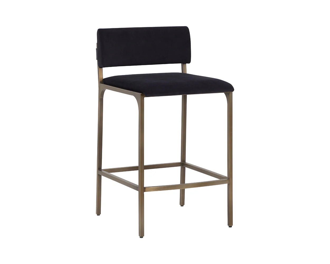 Mori Counter Stool - Abbington Black - Central Designs