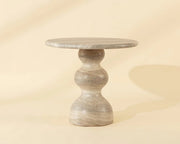 Raul Bistro Table - Travertine Look - Dune - 34" - Central Designs