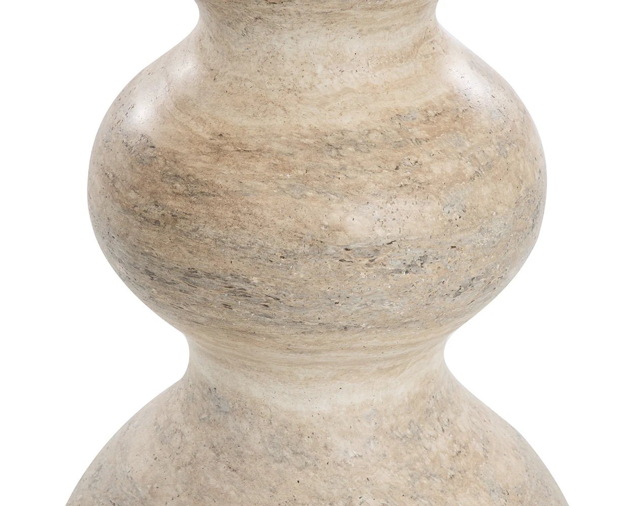 Raul Bistro Table - Travertine Look - Dune - 34" - Central Designs