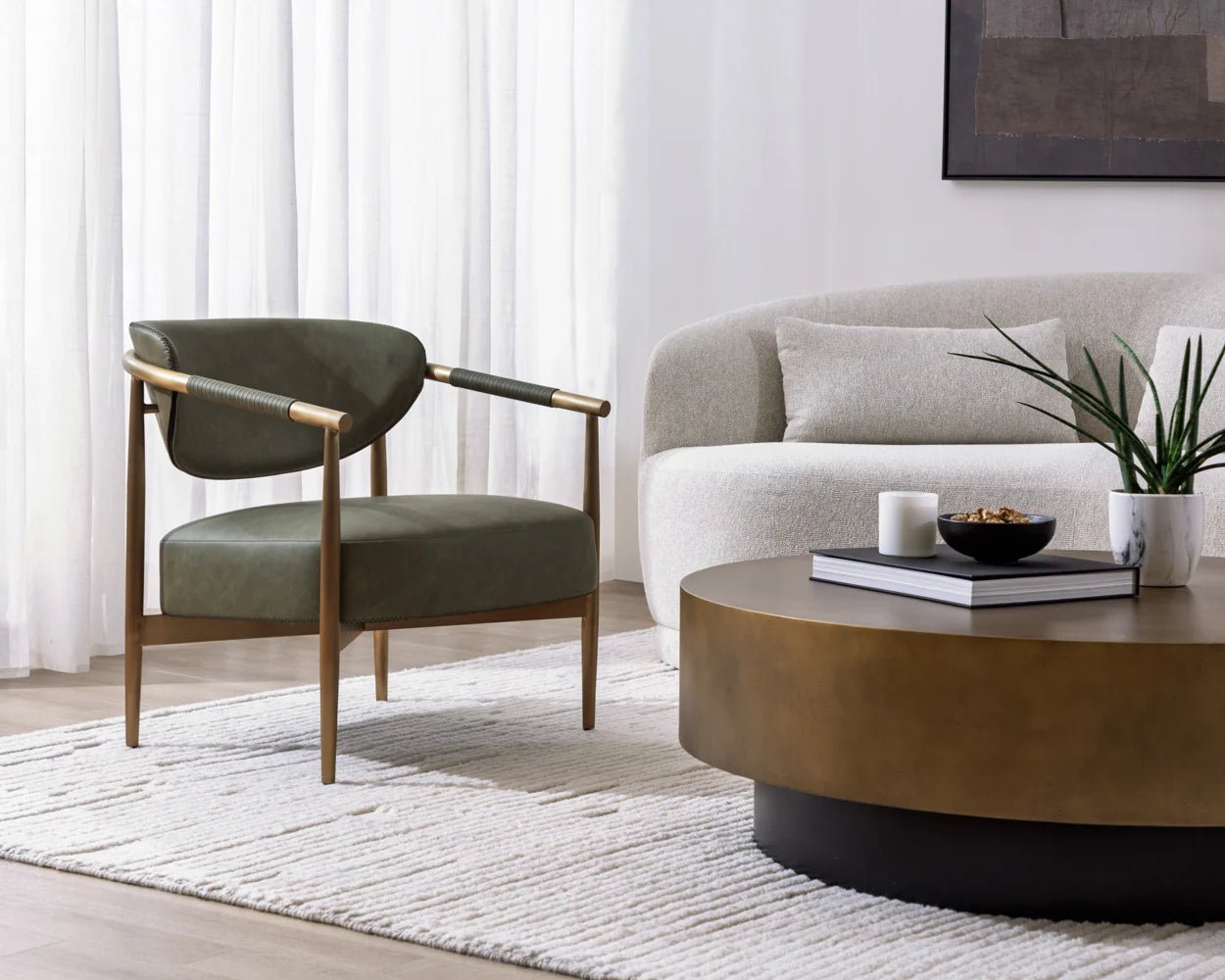 Heloise Lounge Chair - Ivanhoe Pine - Central Designs