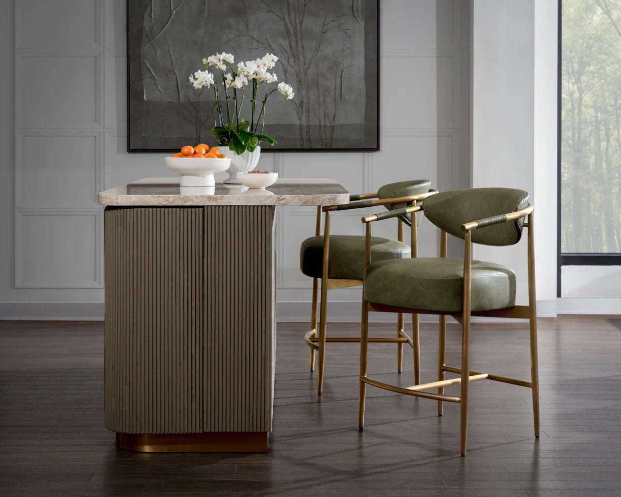 Heloise Counter Stool - Ivanhoe Pine