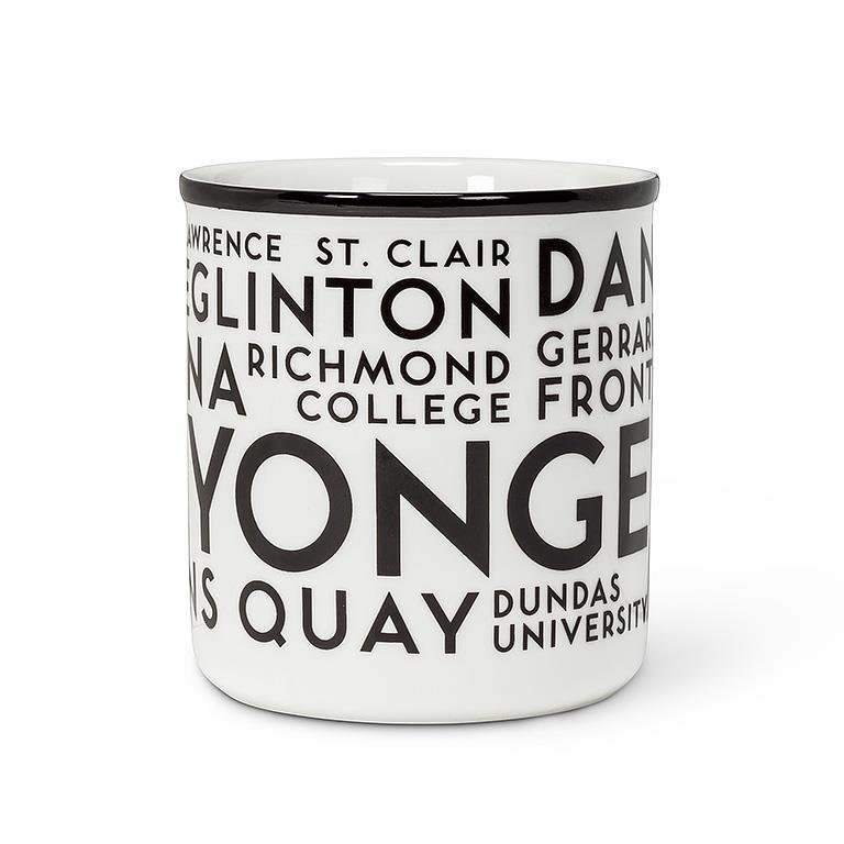 Toronto Streets Mug - 4"H(14oz) - Central Designs
