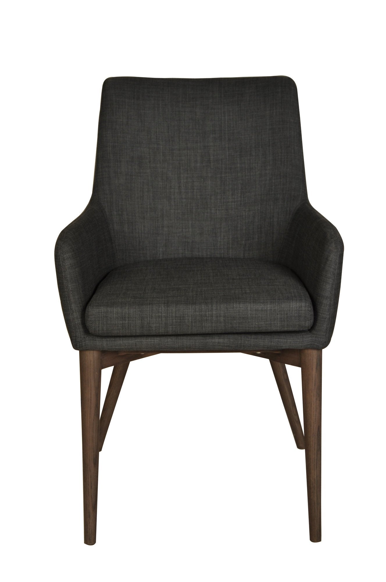 Fritz Arm Dining Chair – Dark Grey