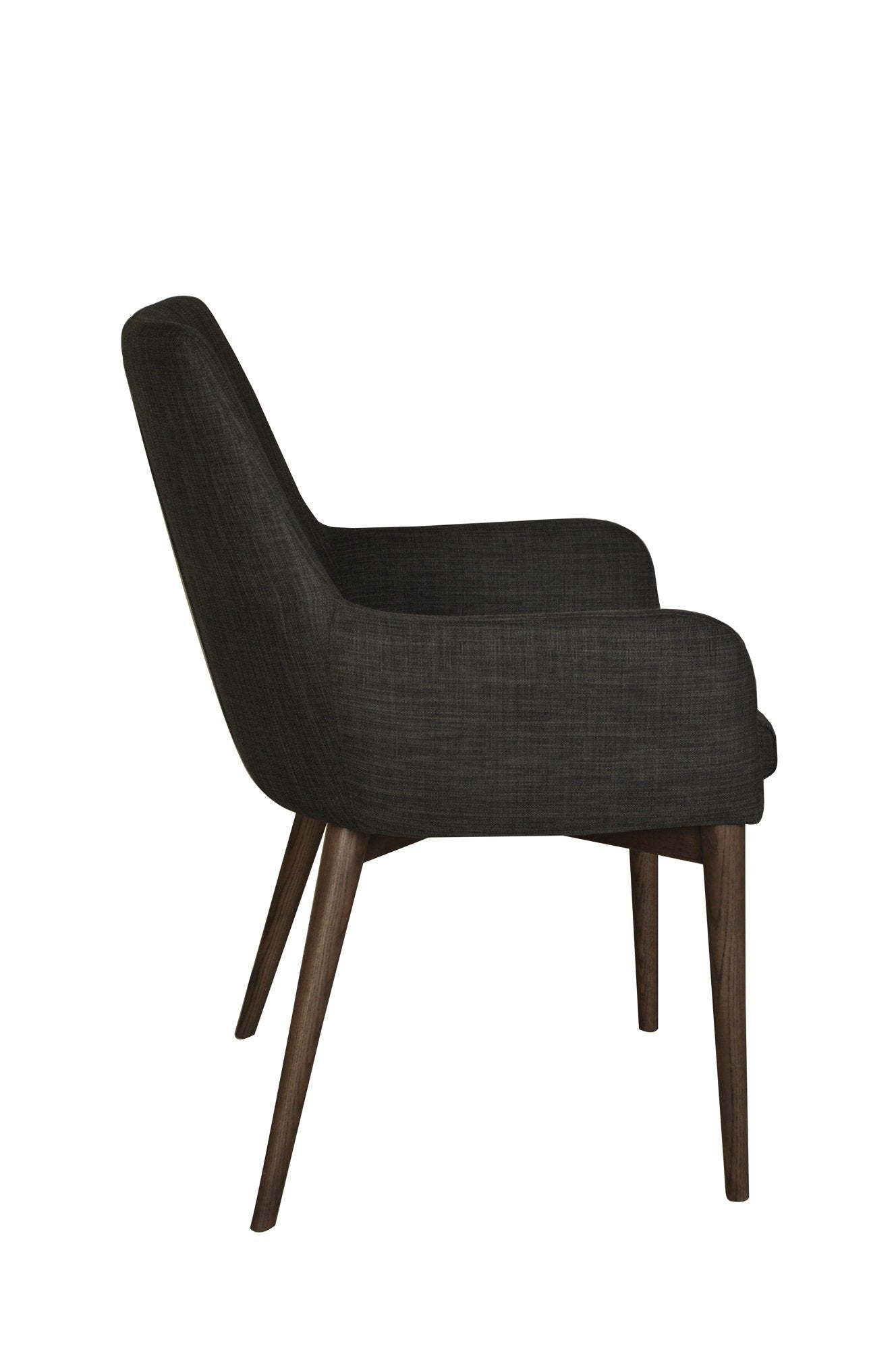 Fritz Arm Dining Chair – Dark Grey