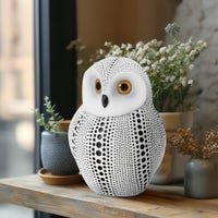Debossed Dotted Owl - White - Central Designs