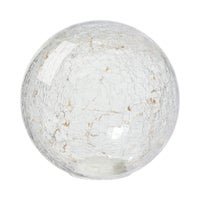 Globe Crackle Glass 6 Inch LED Decor Light - Central Designs