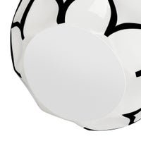 Abstract Lattice Outline 9 Inch Tall Ceramic Vase - Central Designs